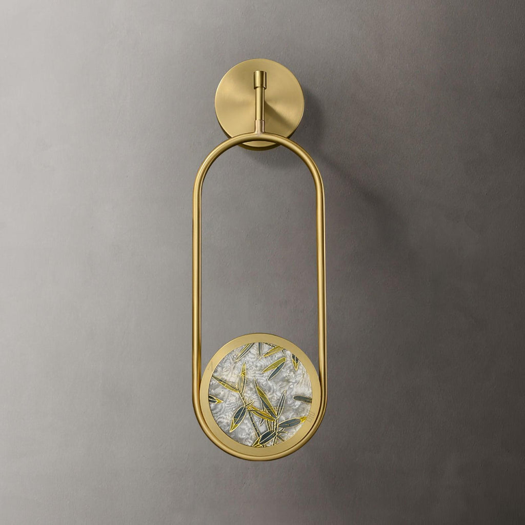 Darnelash Stained Glass Wall Light-Moonnatur