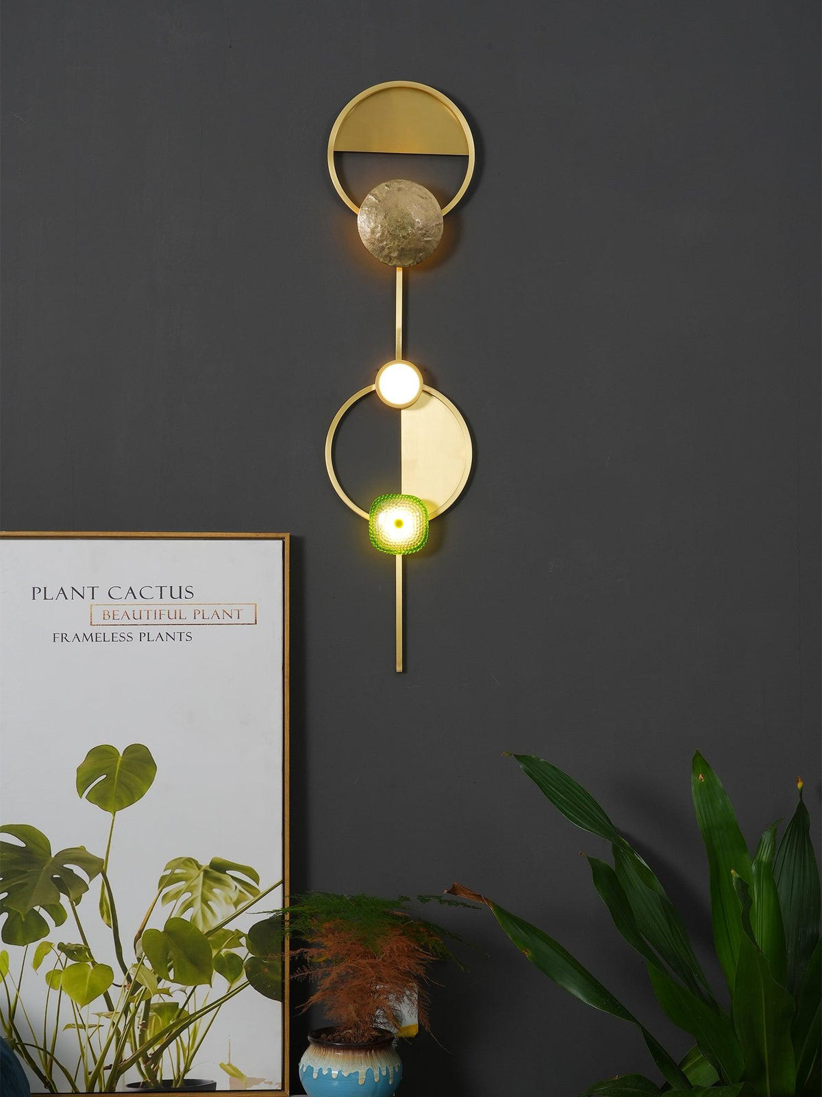Jarvenia Glass Wall Light-Moonnatur