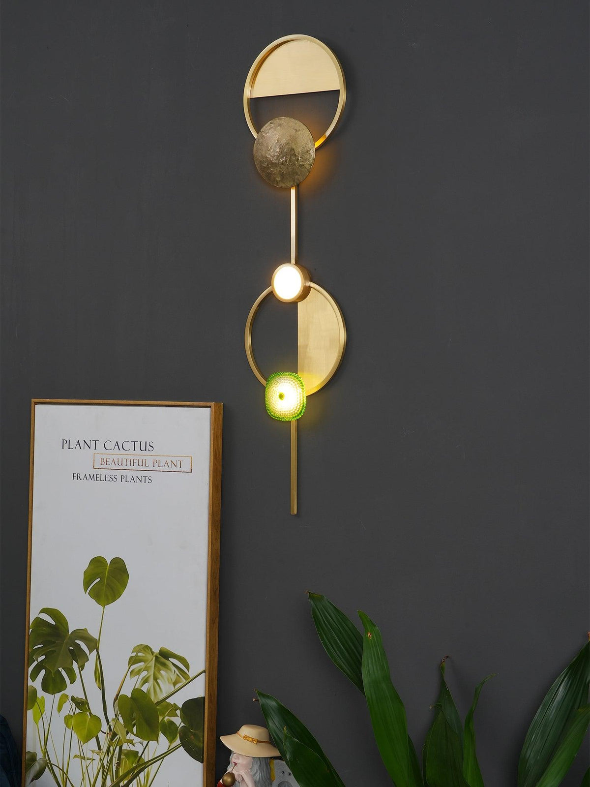 Jarvenia Glass Wall Light-Moonnatur