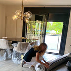 Delsoria Glass Chandelier-Moonnatur