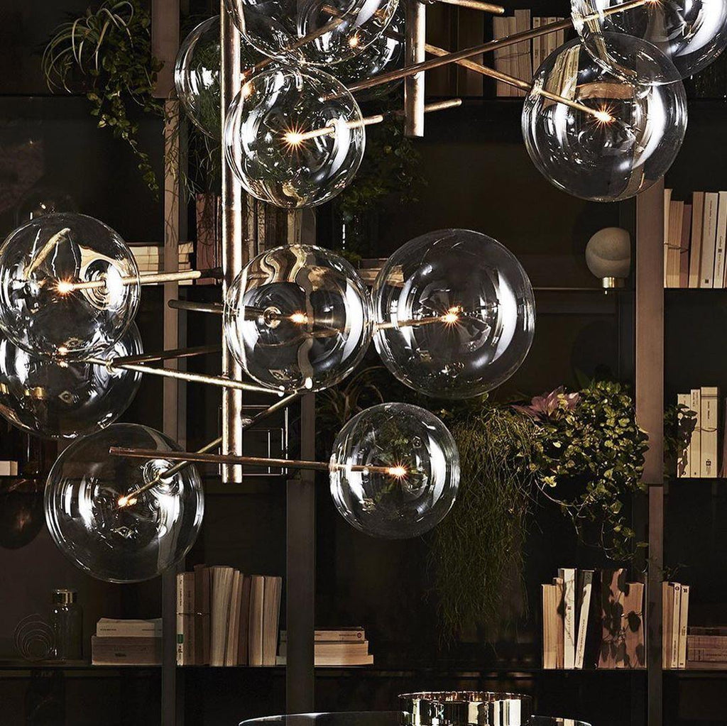 Delsoria Glass Chandelier-Moonnatur