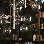 Delsoria Glass Chandelier-Moonnatur