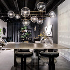 Delsoria Glass Chandelier-Moonnatur