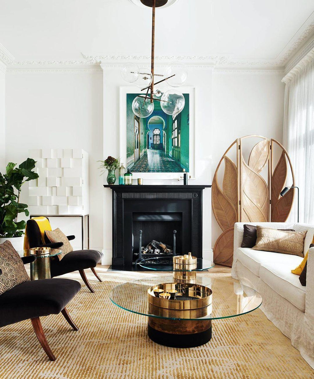 Delsoria Glass Chandelier-Moonnatur