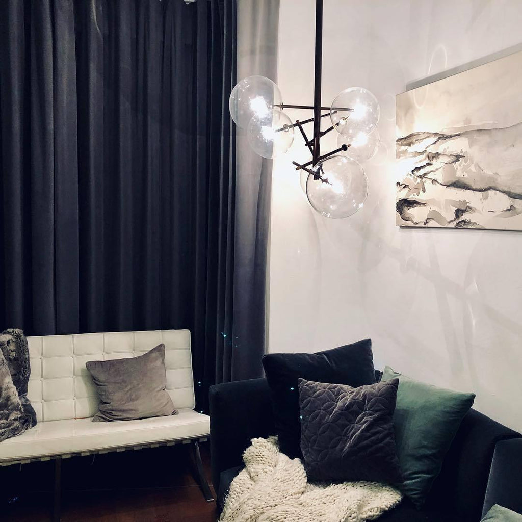 Delsoria Glass Chandelier-Moonnatur