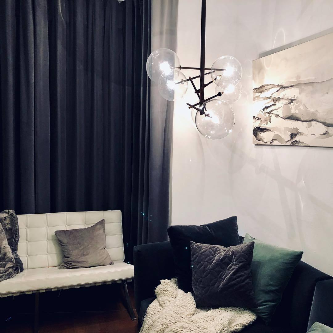 Delsoria Glass Chandelier-Moonnatur