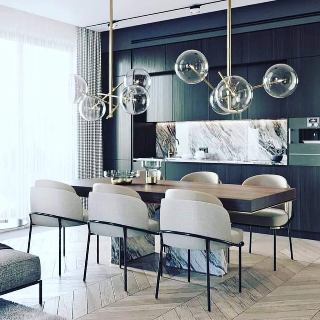 Delsoria Glass Chandelier-Moonnatur