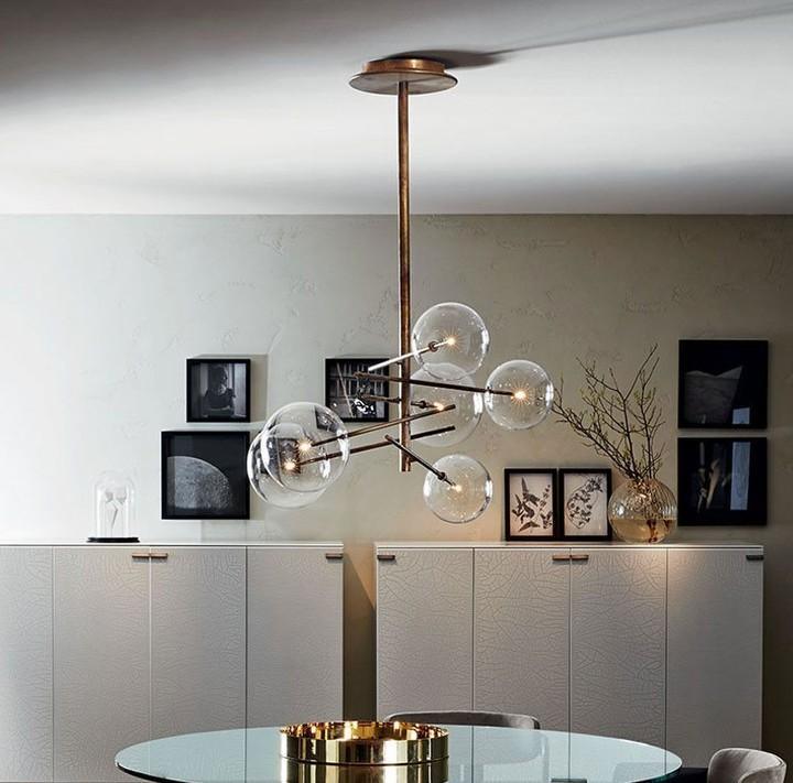 Delsoria Glass Chandelier-Moonnatur
