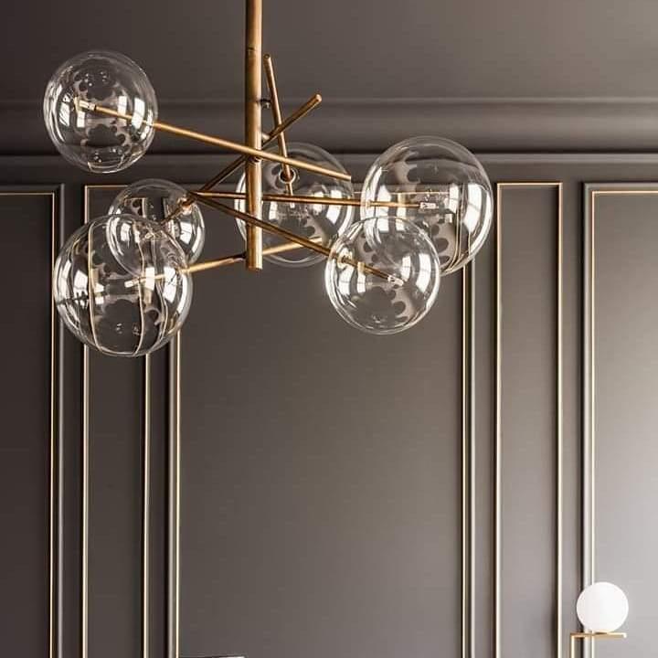 Delsoria Glass Chandelier-Moonnatur