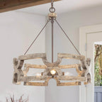 Ulvenenna Wood Chandelier-Moonnatur