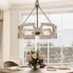 Ulvenenna Wood Chandelier-Moonnatur