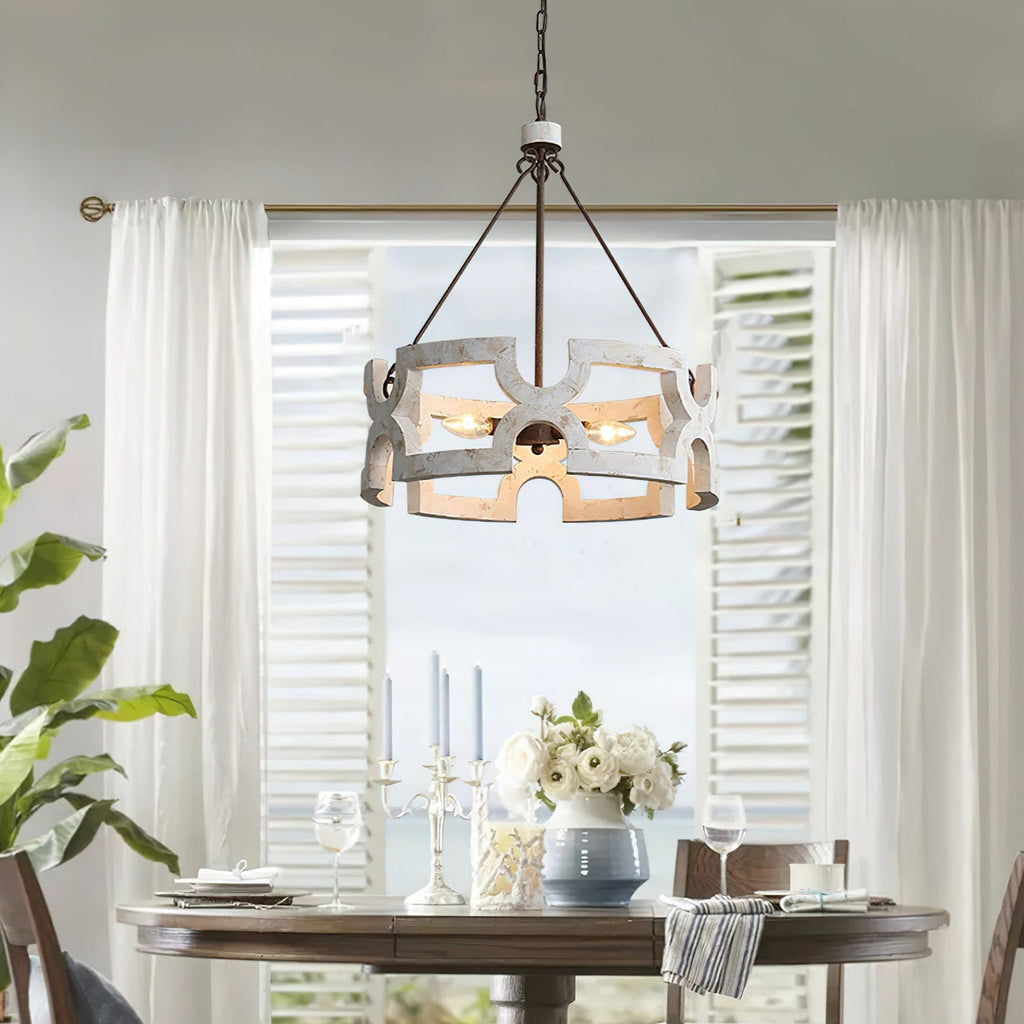 Ulvenenna Wood Chandelier-Moonnatur