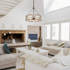 Ulvenenna Wood Chandelier-Moonnatur