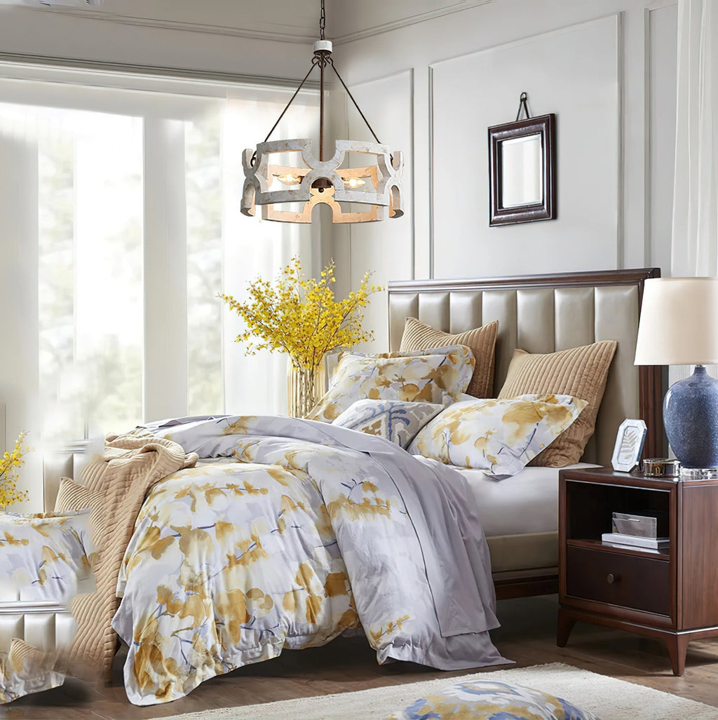 Ulvenenna Wood Chandelier-Moonnatur