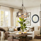 Ulvenenna Wood Chandelier-Moonnatur