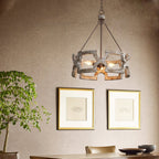 Ulvenenna Wood Chandelier-Moonnatur