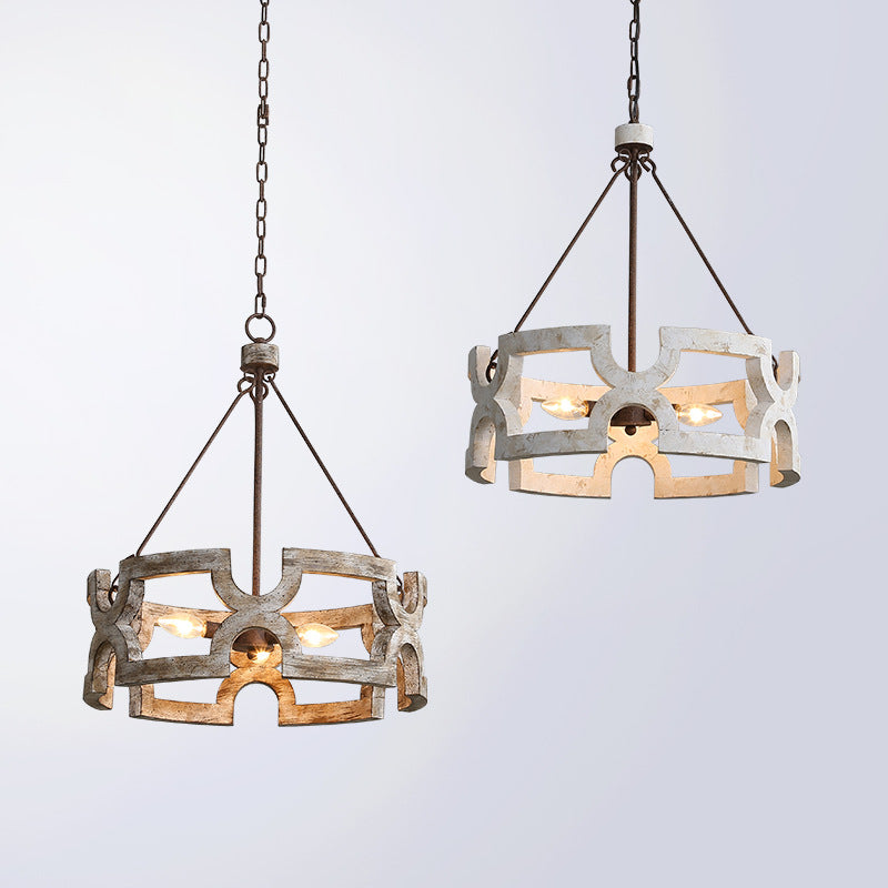 Ulvenenna Wood Chandelier-Moonnatur