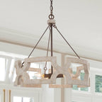 Ulvenenna Wood Chandelier-Moonnatur