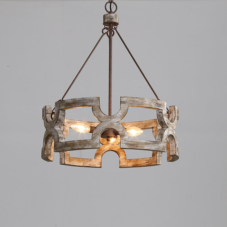 Ulvenenna Wood Chandelier-Moonnatur