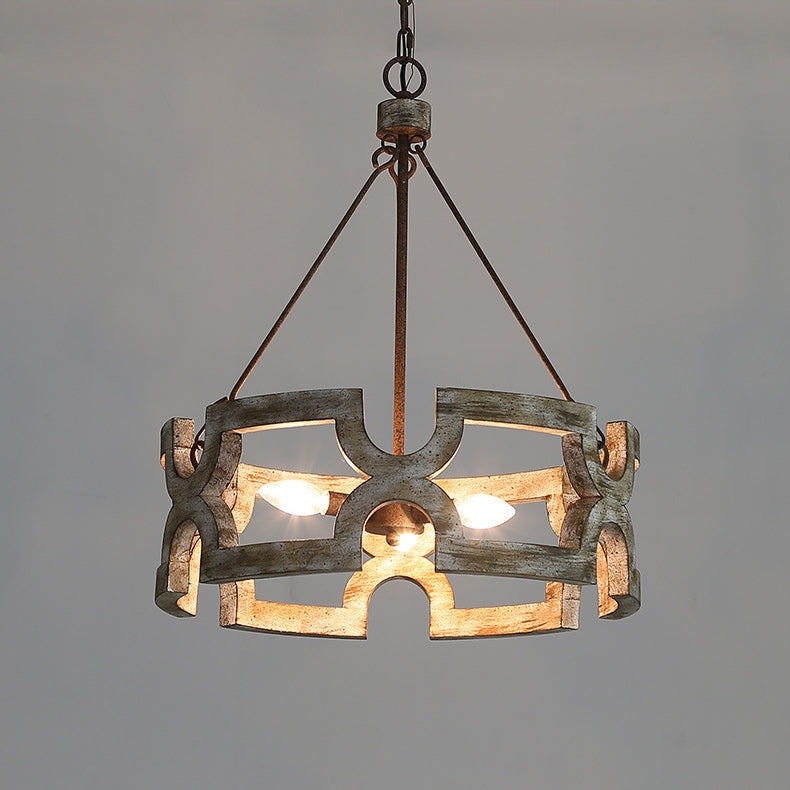 Ulvenenna Wood Chandelier-Moonnatur