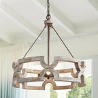 Ulvenenna Wood Chandelier-Moonnatur