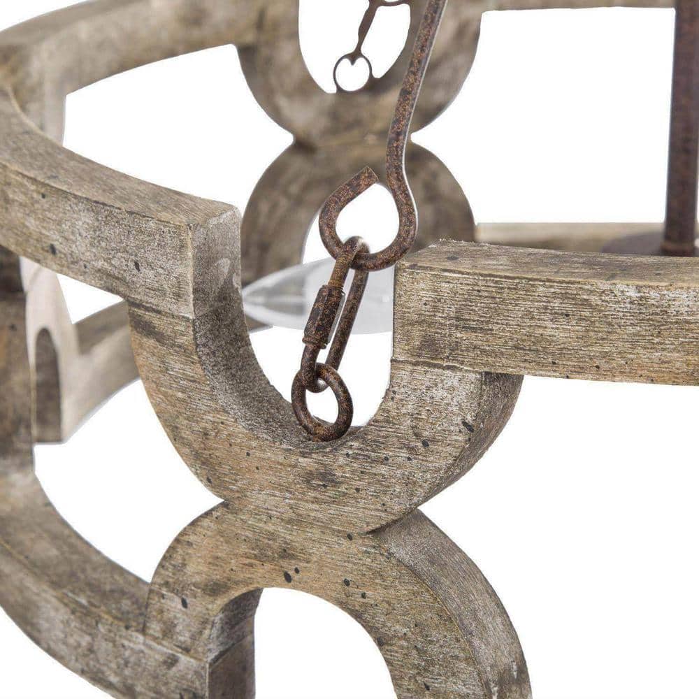 Ulvenenna Wood Chandelier-Moonnatur