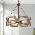 Ulvenenna Wood Chandelier-Moonnatur