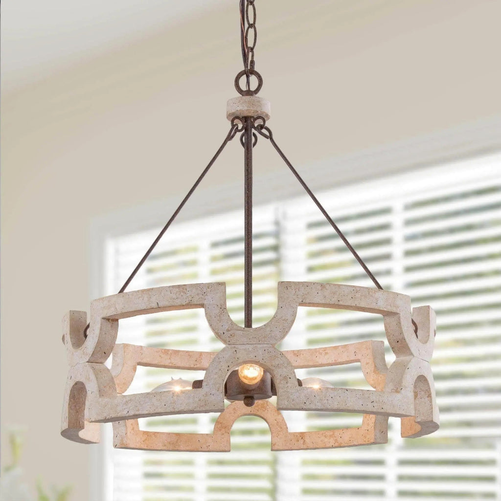 Ulvenenna Wood Chandelier-Moonnatur