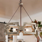 Ulvenenna Wood Chandelier-Moonnatur