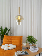 Ambravale Glass Pendant Light-Moonnatur