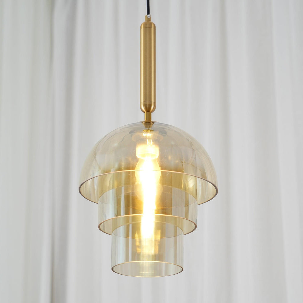 Ambravale Glass Pendant Light-Moonnatur