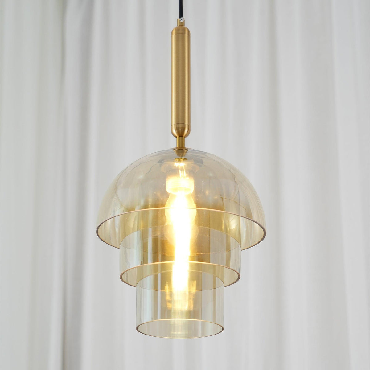 Ambravale Glass Pendant Light-Moonnatur