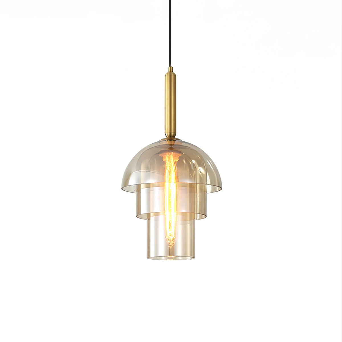 Ambravale Glass Pendant Light-Moonnatur
