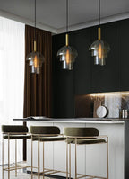 Ambravale Glass Pendant Light-Moonnatur