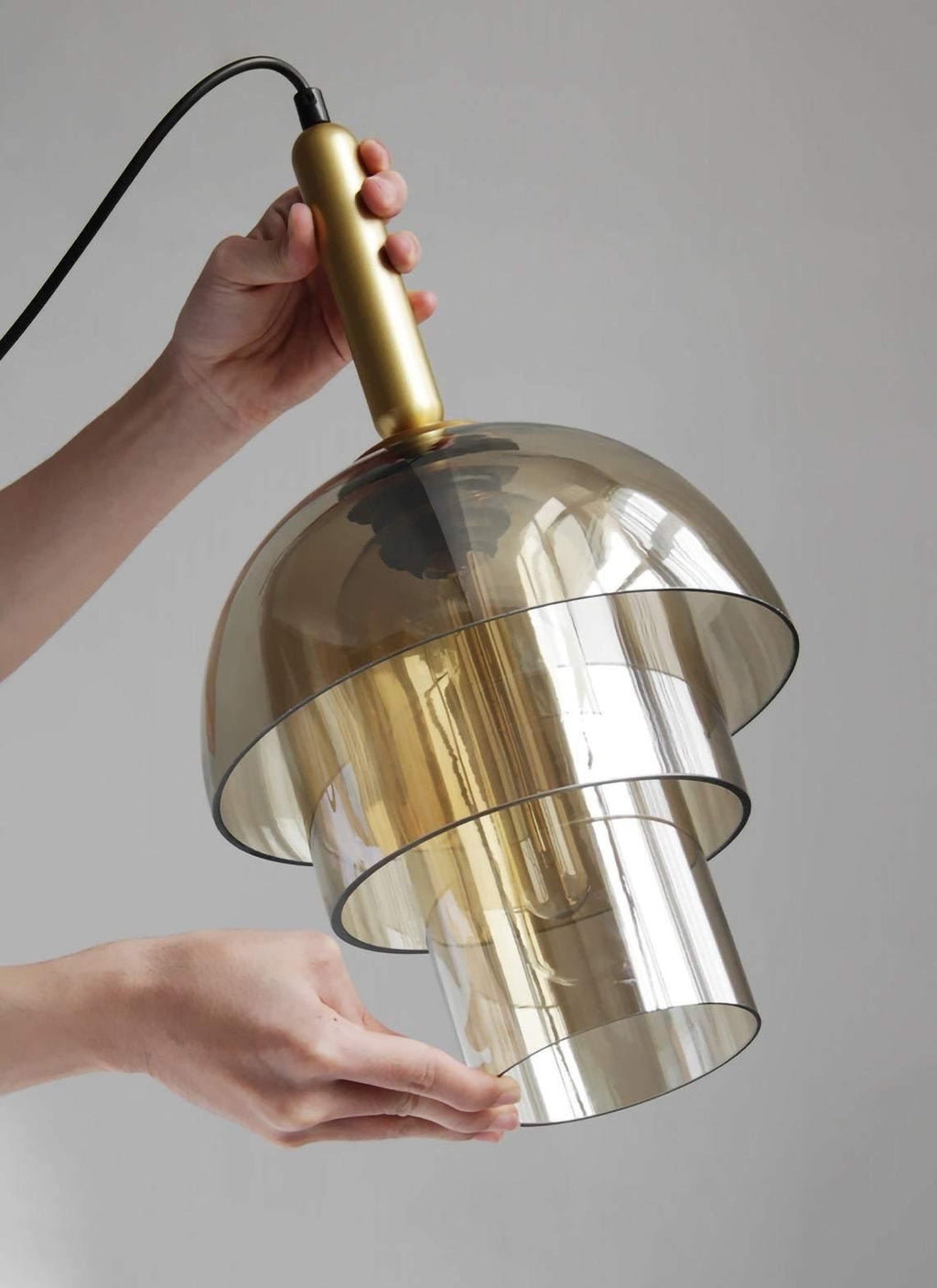 Ambravale Glass Pendant Light-Moonnatur