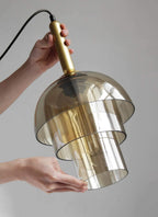 Ambravale Glass Pendant Light-Moonnatur