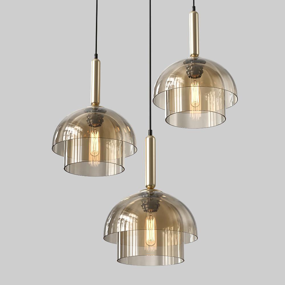 Ambravale Glass Pendant Light-Moonnatur