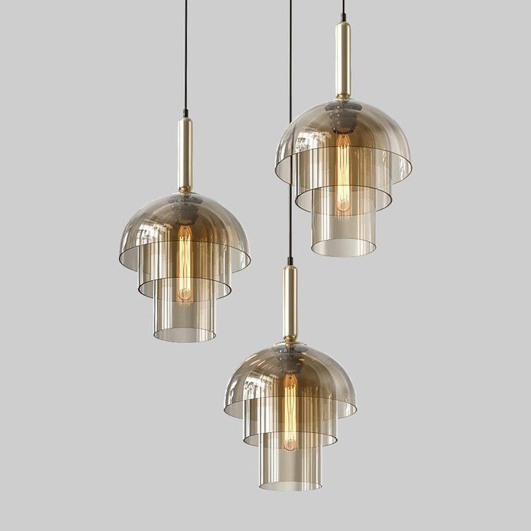 Ambravale Glass Pendant Light-Moonnatur