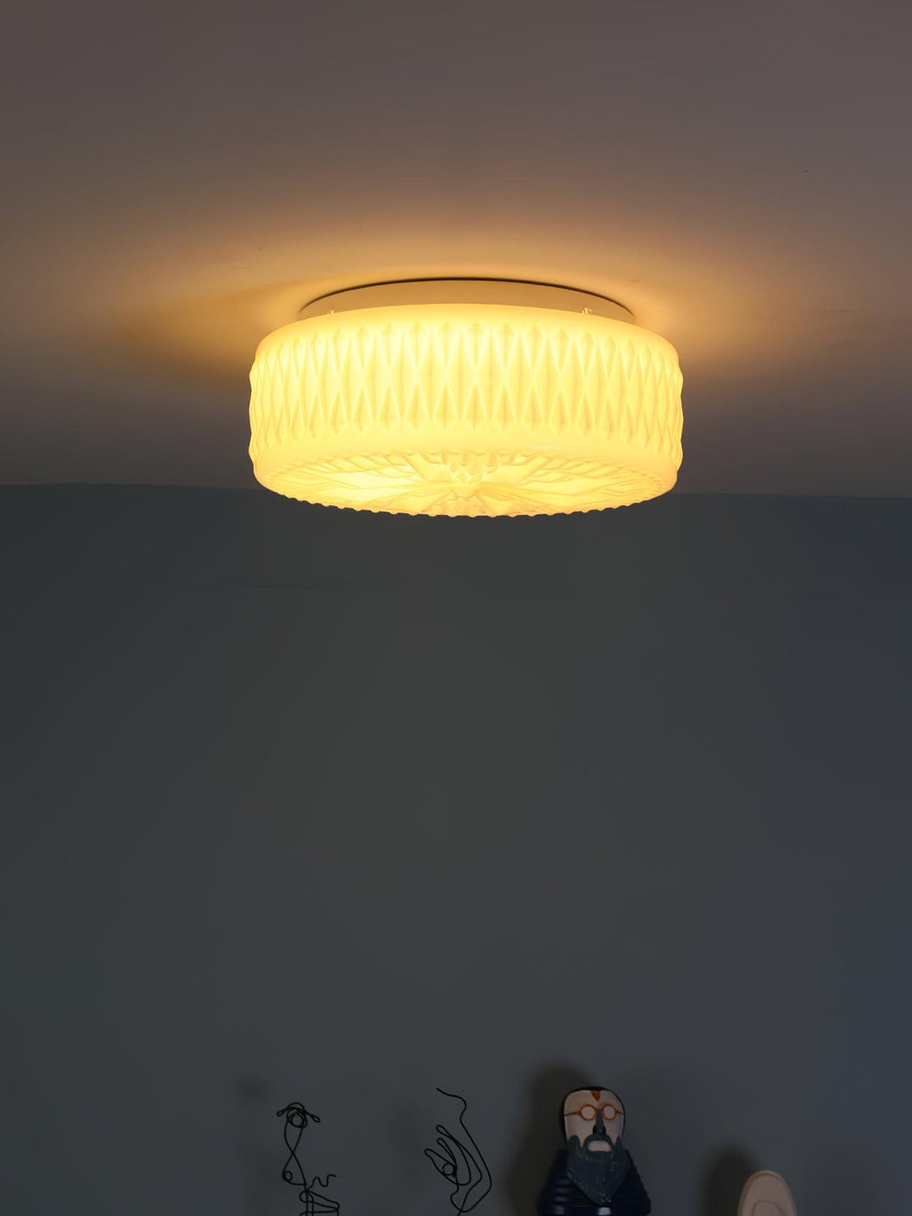 Perlina Glass Ceiling Lamp-Moonnatur