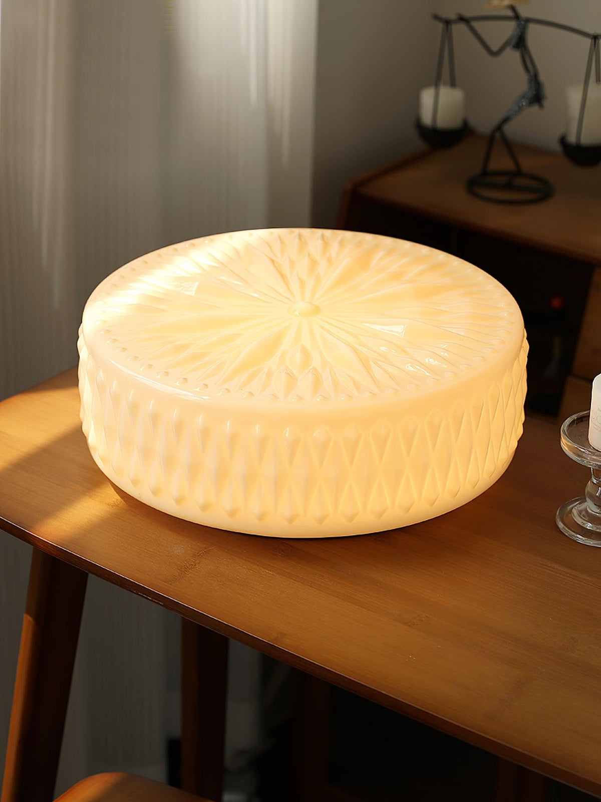 Perlina Glass Ceiling Lamp-Moonnatur