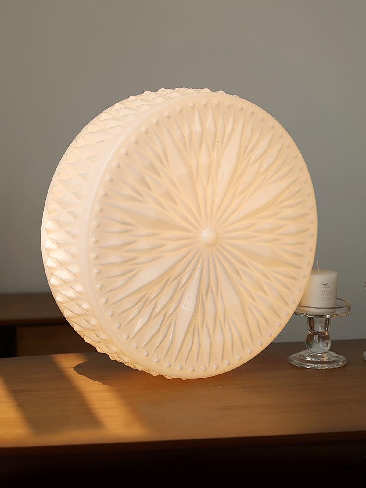 Perlina Glass Ceiling Lamp-Moonnatur