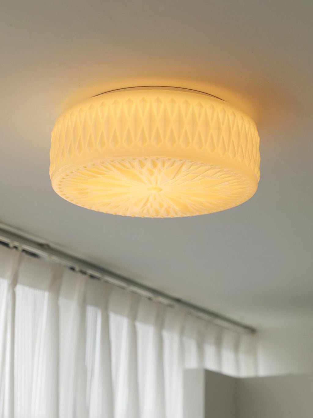 Perlina Glass Ceiling Lamp-Moonnatur