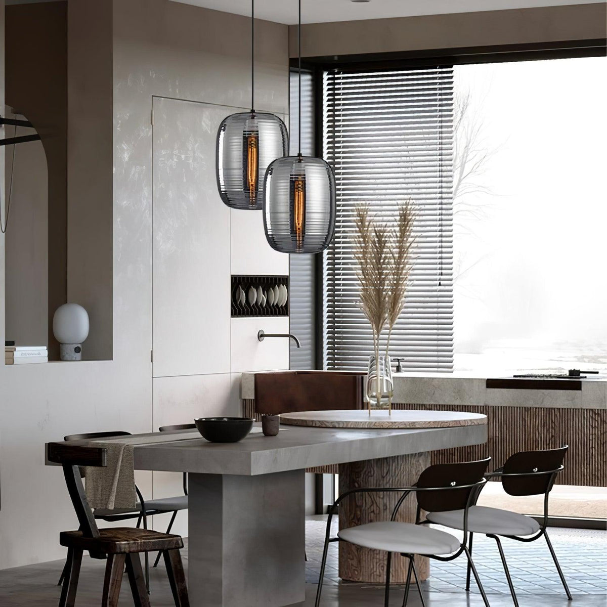 Oswenena Glass Pendant Light-Moonnatur