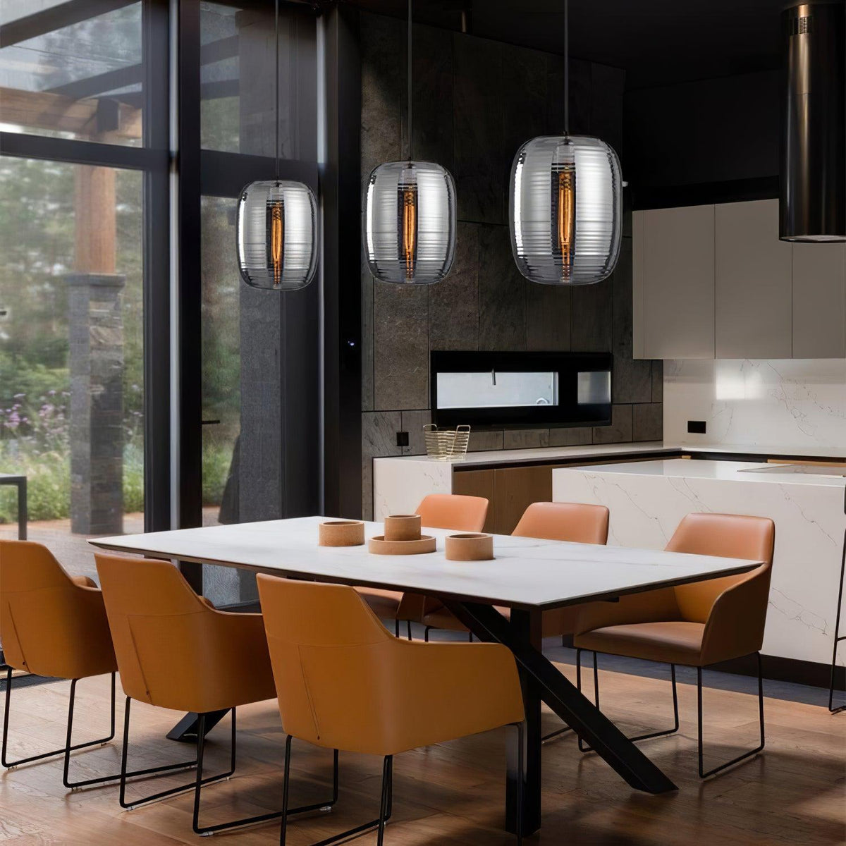Oswenena Glass Pendant Light-Moonnatur
