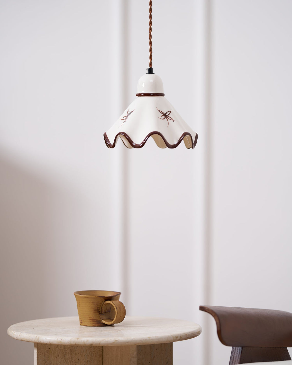 Barrowash Ceramic Pendant Light-Moonnatur