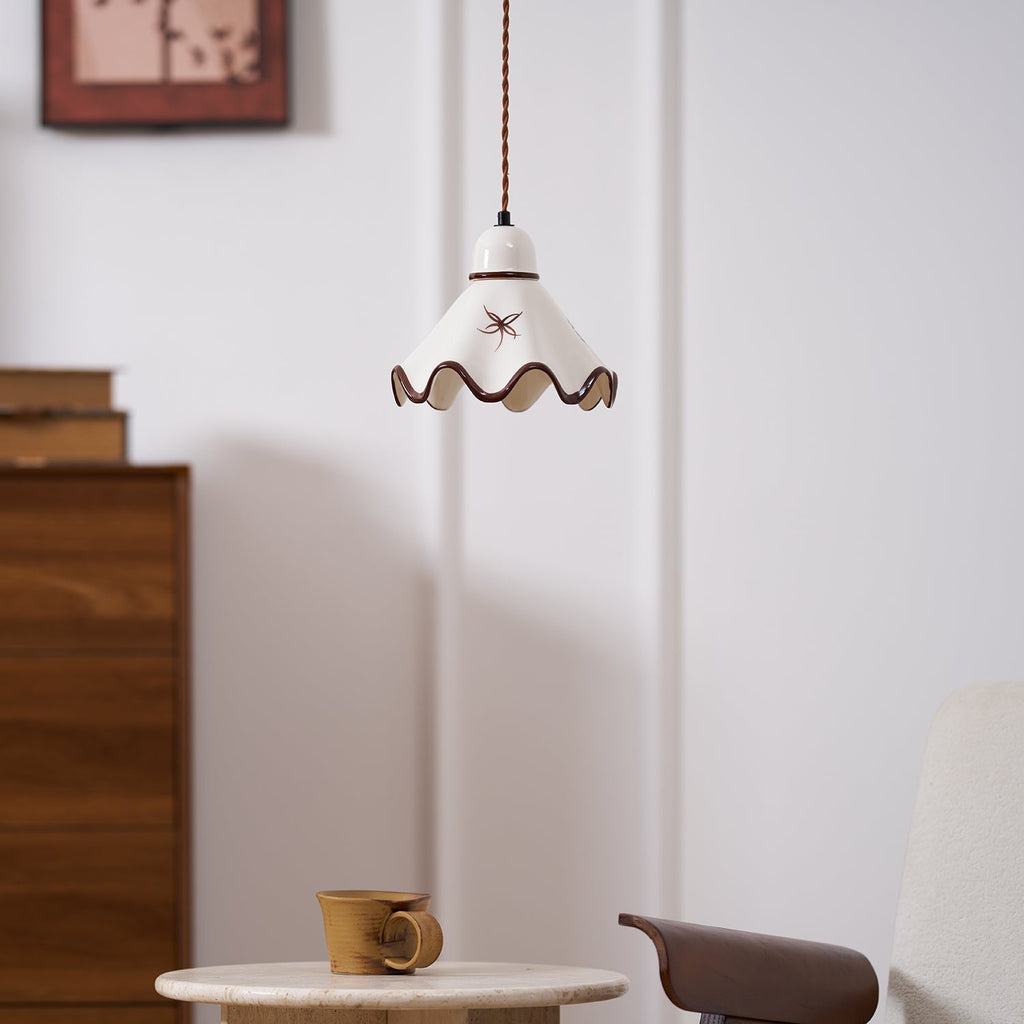 Barrowash Ceramic Pendant Light-Moonnatur