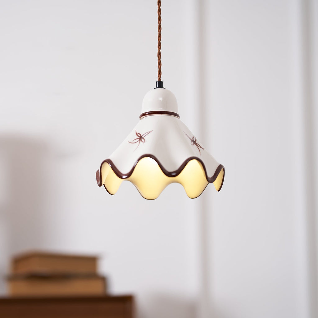 Barrowash Ceramic Pendant Light-Moonnatur