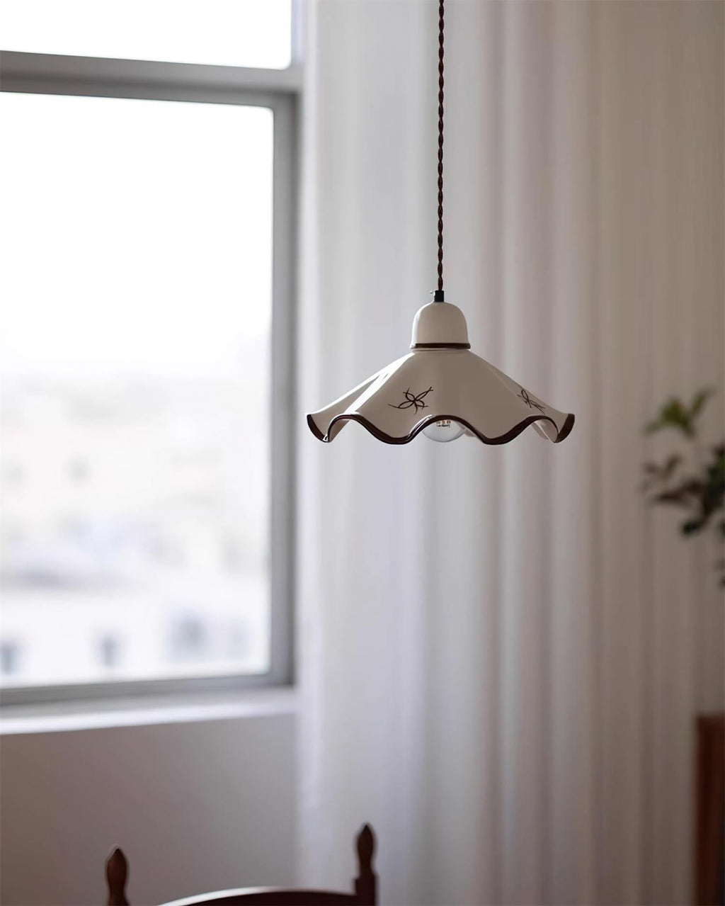 Barrowash Ceramic Pendant Light-Moonnatur