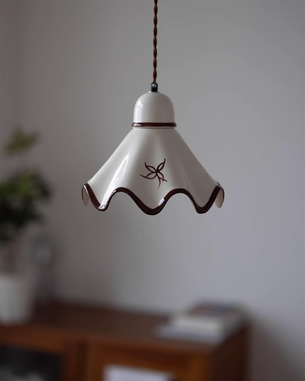 Barrowash Ceramic Pendant Light-Moonnatur
