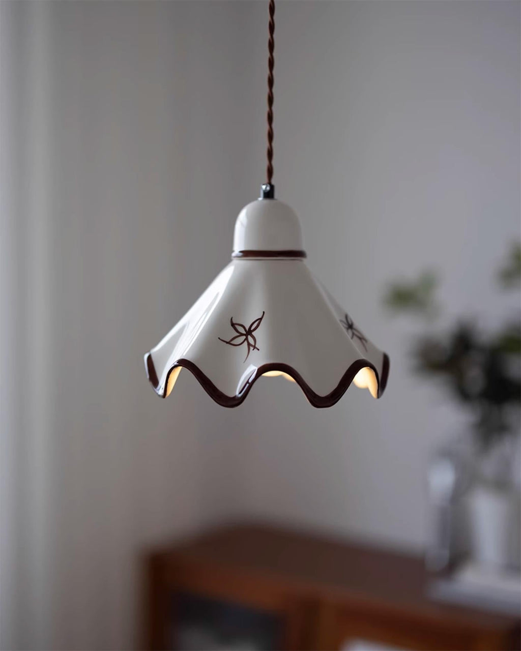 Barrowash Ceramic Pendant Light-Moonnatur